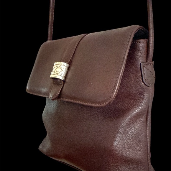 Fossil Dark Brown Leather Crossbody Bag - Picture 3 of 6